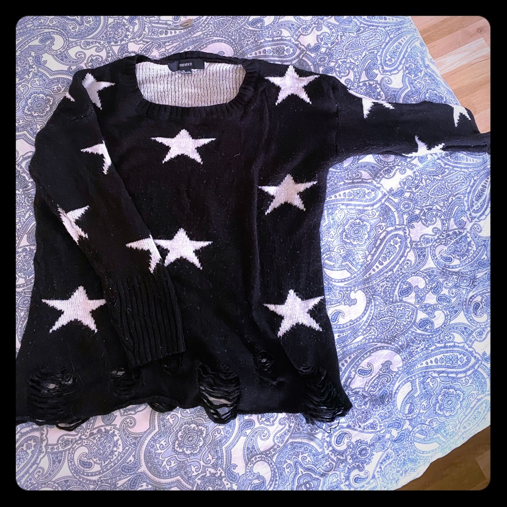 Black star sweater